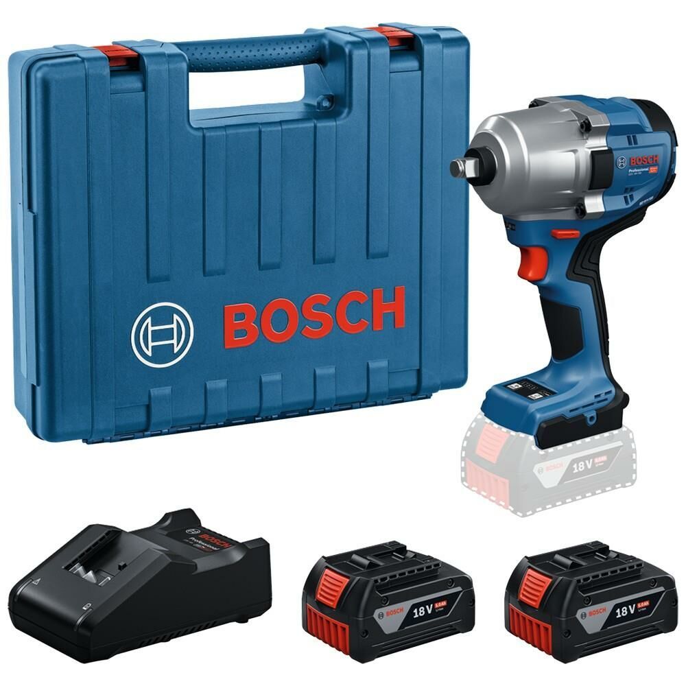 BOSCH GDS 18V-780 Akülü Darbeli Somun Sıkma (2x5.0Ah) (0 601 9P4 021)
