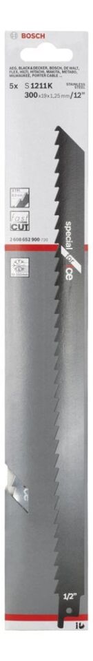 BOSCH S1211K Panter Testere SpecialForlce 5'li Paket (2 608 652 900)