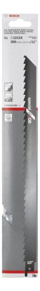 BOSCH S1211K Panter Testere SpecialForlce 5'li Paket (2 608 652 900)