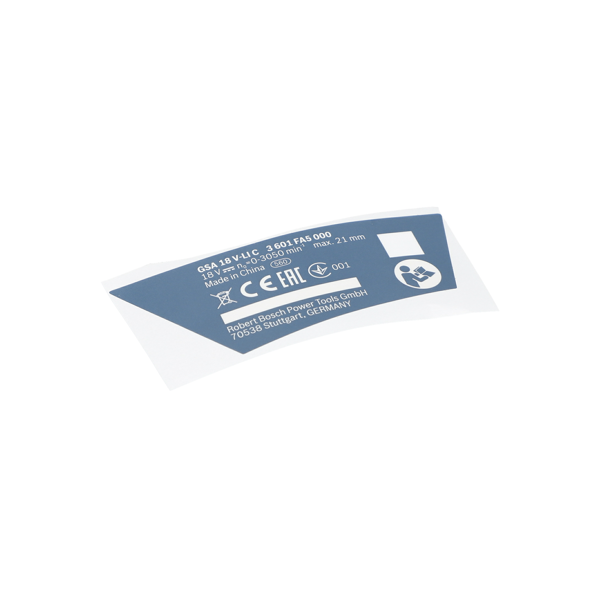 Tip Etiketi (Nameplate) (1619P32377)