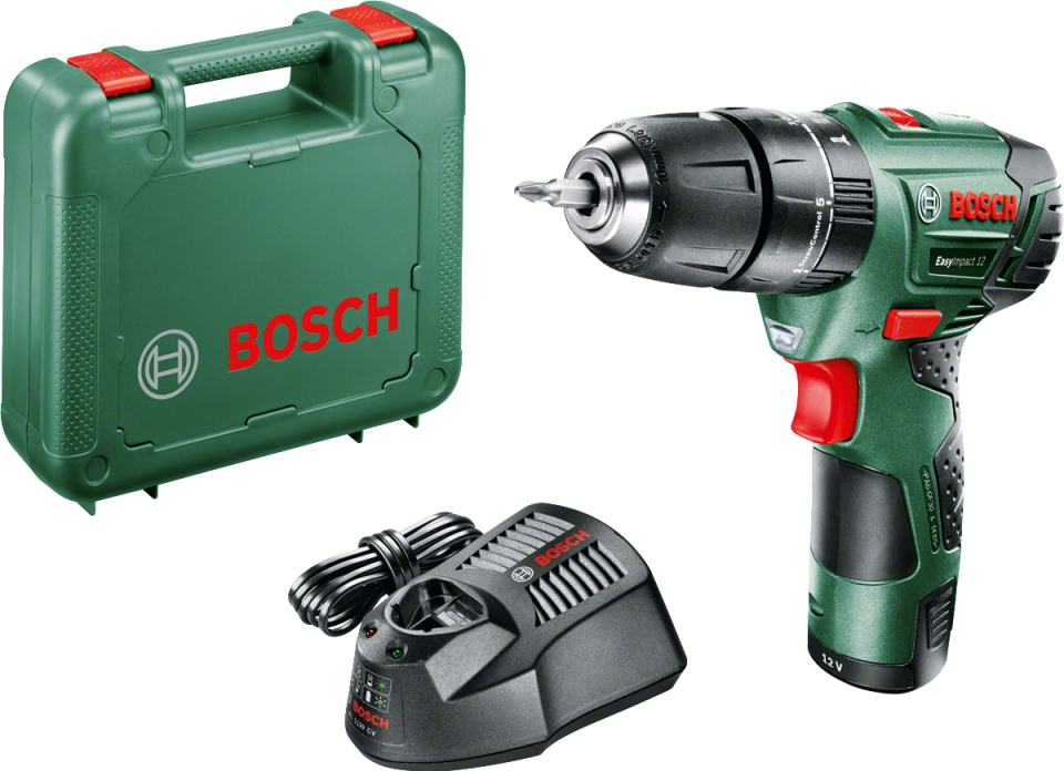 Bosch Easy Impact 12  Darbeli Matkap(2,5 AH Tek Akü)
