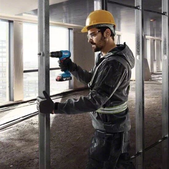 Bosch Professional GSB 185-LI  2Ah 18V Çift Akülü Kömürsüz Darbeli Delme Vidalama - 06019K3100