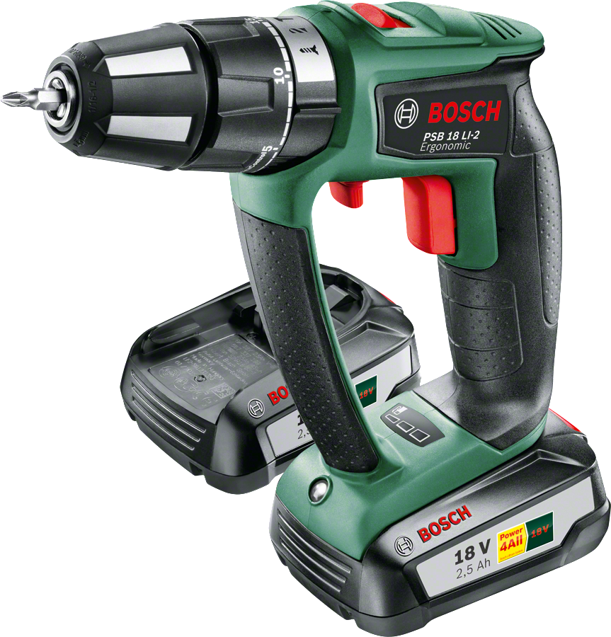 Bosch PSB 18 LI -2 Lityum İyon Akülü Darbeli Delme/Vidalama Makinesi