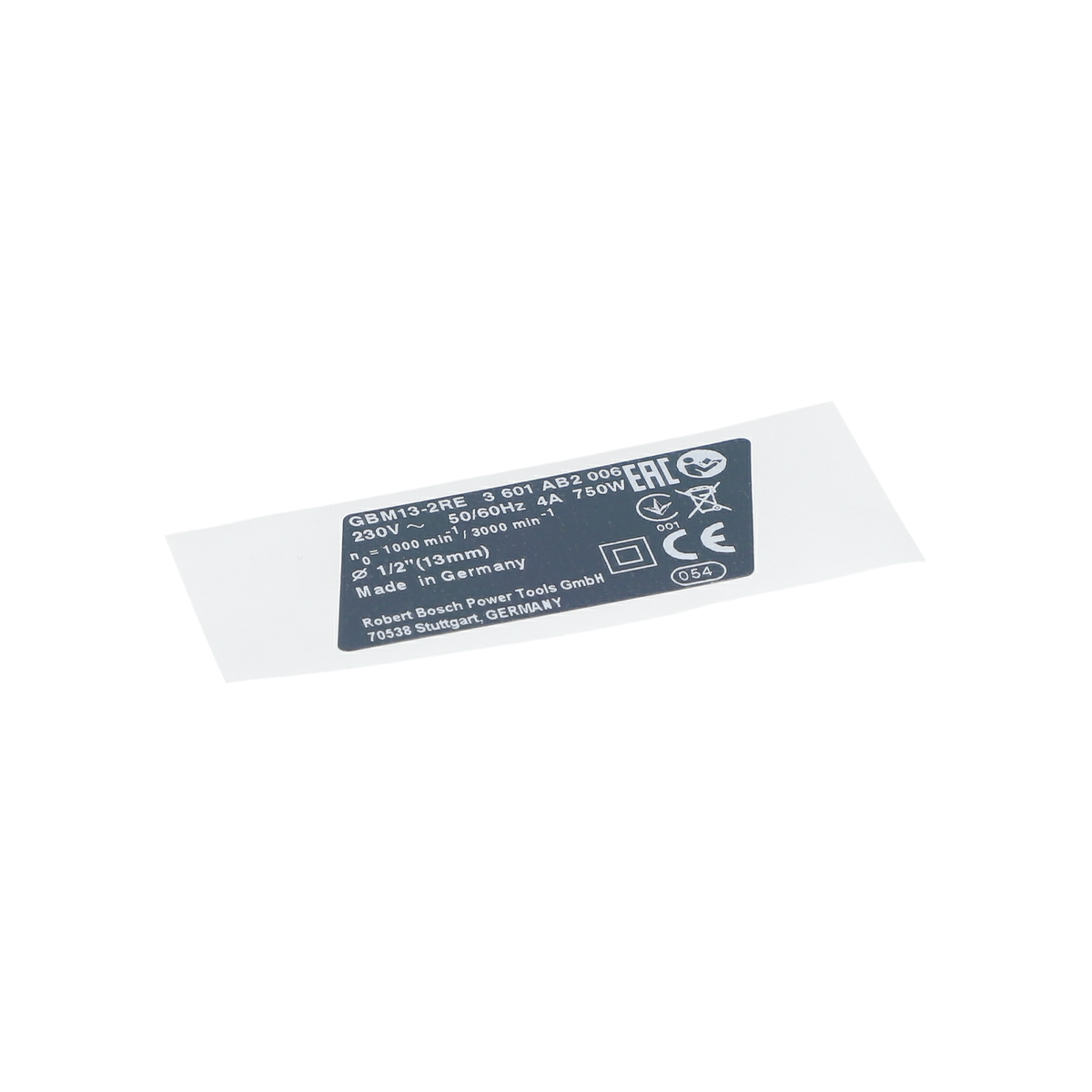 Tip Etiketi (Nameplate) (160111A5EM)