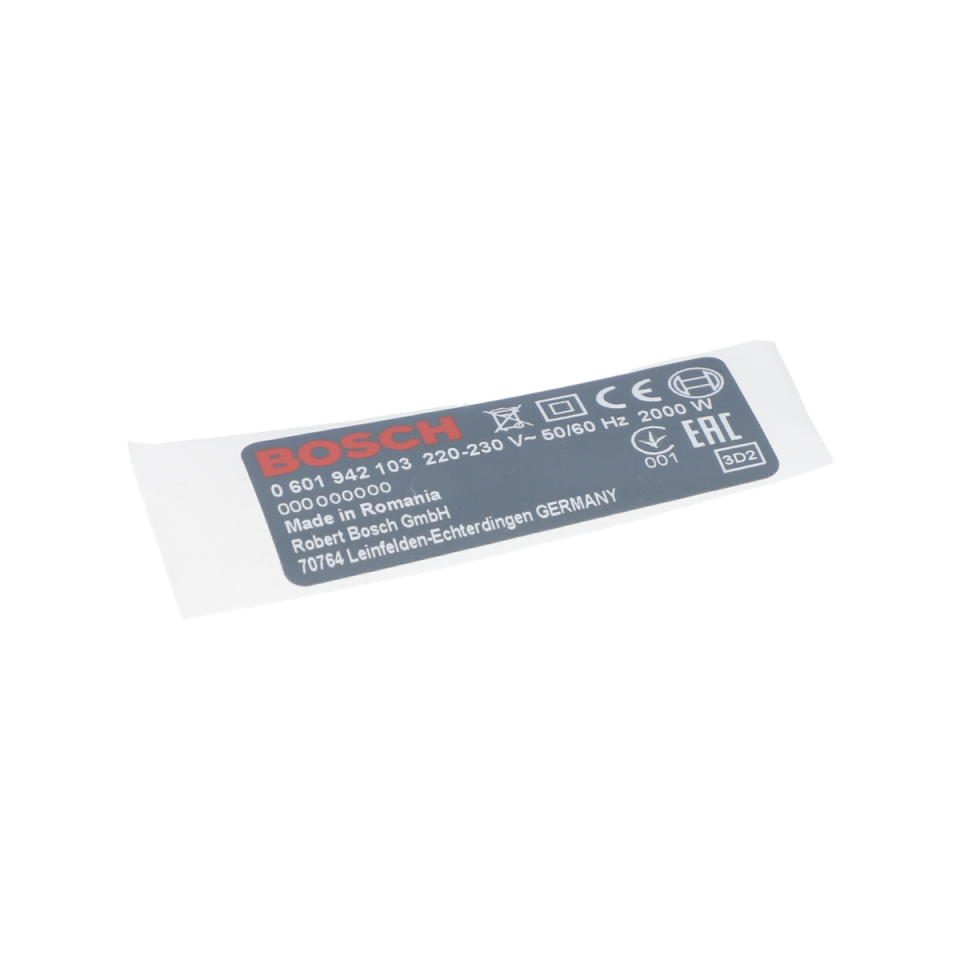 Tip Etiketi (Nameplate) (1601110597)