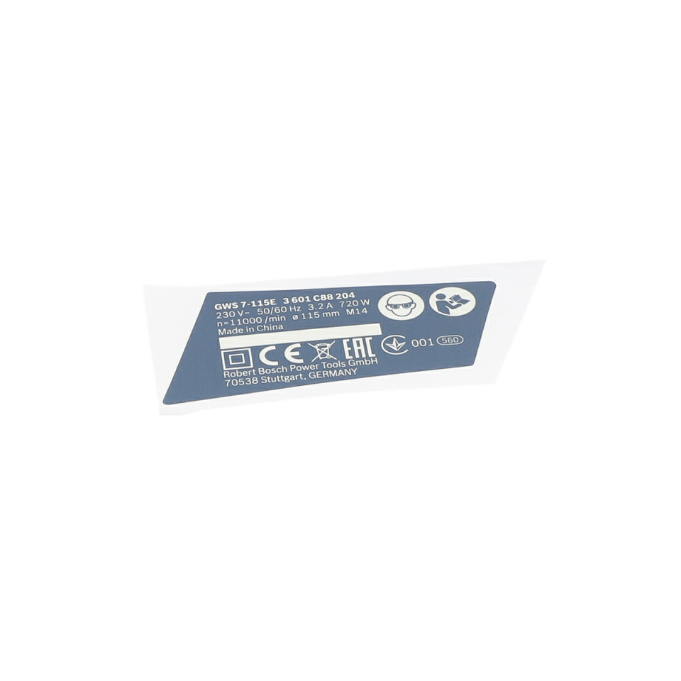 Tip Etiketi (Nameplate) (1619P13143)