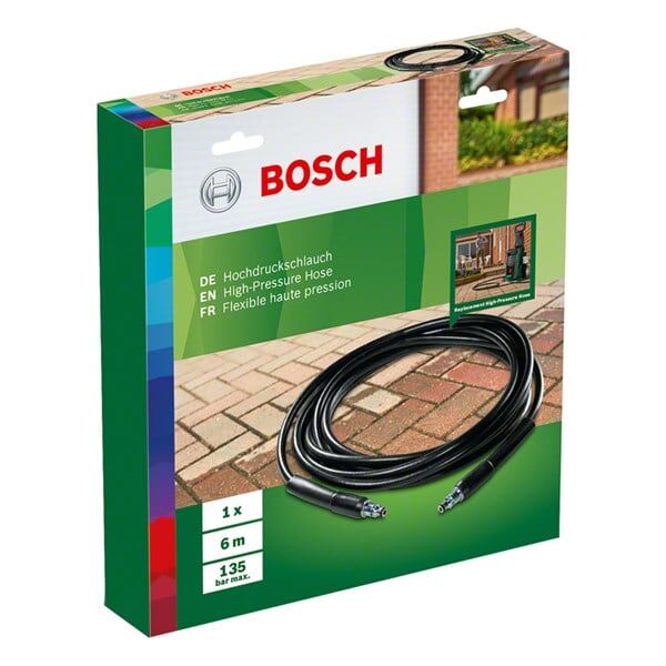 BOSCH Tüm AQT Basınçlı Yıkamalar İçin Yüksek Basınç Hortumu (6M) - F016800360