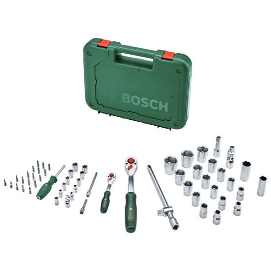 Bosch 1/4 + 1/2 57 Parça Cırcırlı Somun Sıkma Seti - 1600A02Z9G