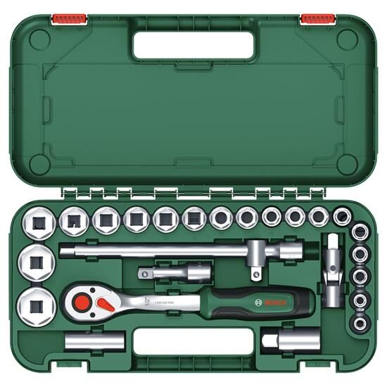 Bosch 1/2 25 Parça Cırcırlı Somun Sıkma Seti - 1600A02Z9F