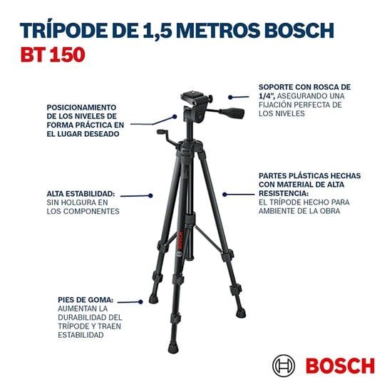 Bosch Professional BT 150 Professional Tripod - 0601096B00