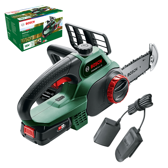 Bosch Universalchain 18 Akülü Zincirli Ağaç Kesme Makinesi 2,5Ah Tek Akü - 06008B8000