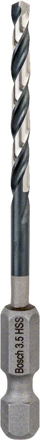 Bosch - Altıgen Şaftlı - Impact Control - HSS Metal Matkap Ucu 3,5*79mm