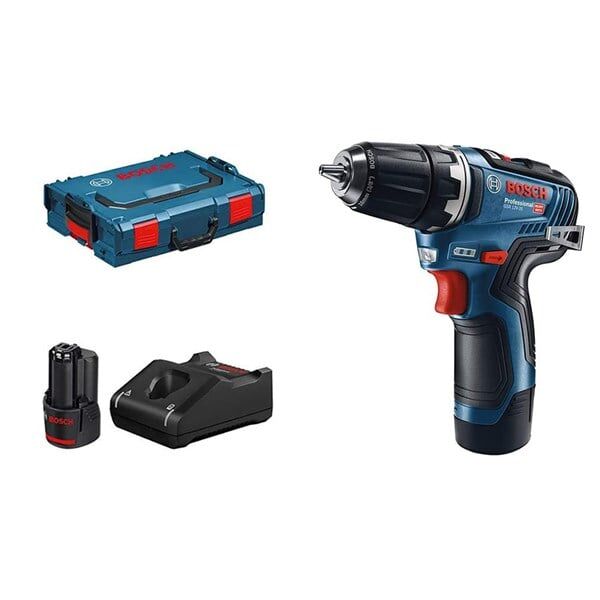 Bosch Professional Gsr 12V-35 Çift Akülü 3.0Ah Vidalama Makinesi - 06019H8002