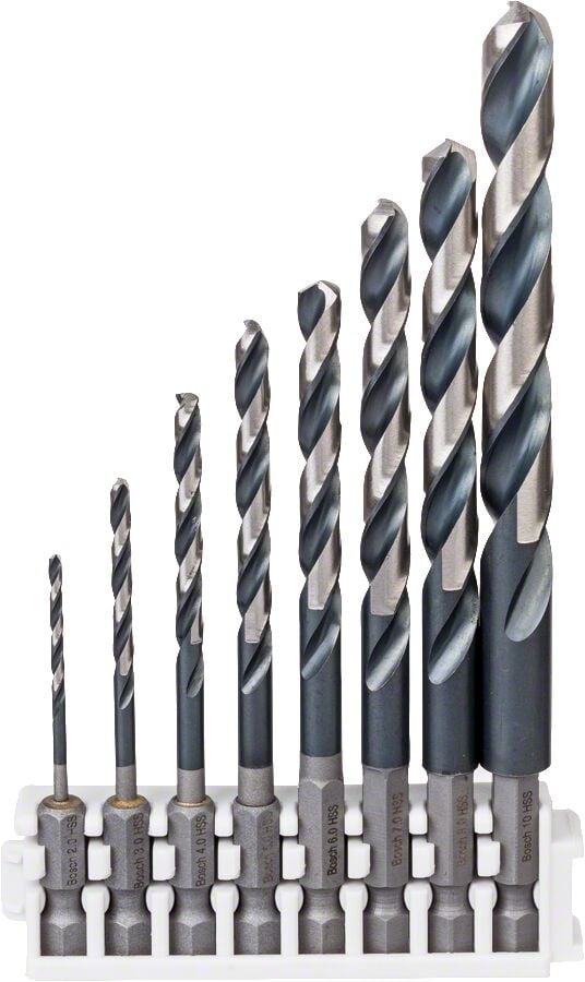 Bosch - Impact Control Serisi HSS Metal Matkap Ucu Seti 8'li - Click