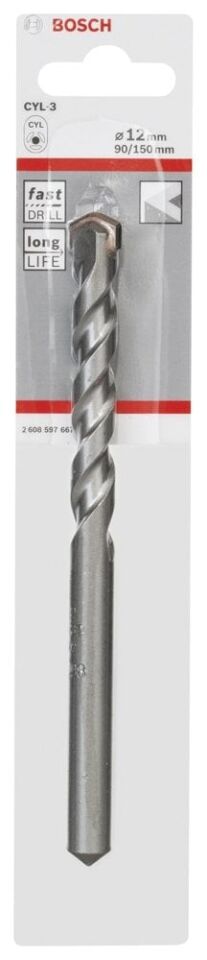 Bosch - cyl-3 Serisi, Beton Matkap Ucu 12*150 mm