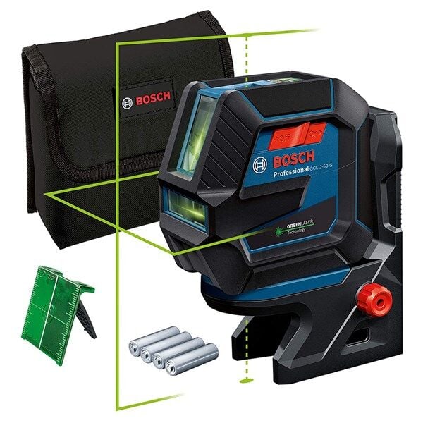 Bosch Professional GCL 2-50 G + RM10 Lazerli Hizalama - 0601066M00