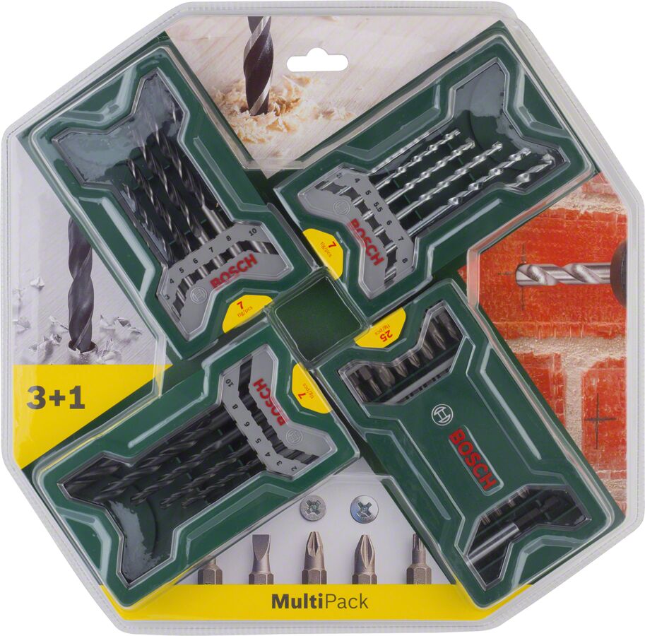 BOSCH MİNİ X-Line 3+1 Matkap Uçları Seti (2 607 017 071)