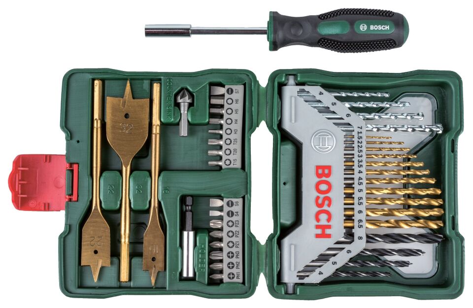 BOSCH X-Line 41 Parça Vidalama ve Matkap Ucu Seti (2 607 017 334)