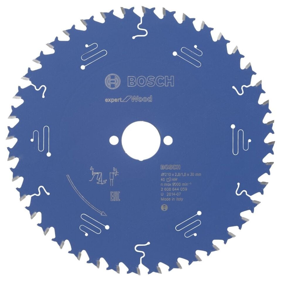 Bosch - Expert Serisi Ahşap için Daire Testere Bıçağı 210*30 mm 40 Diş