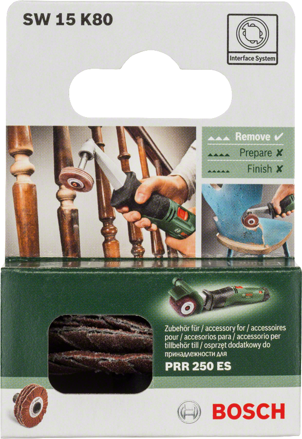 Bosch PRR 250 ES Esnek Rulo Zımpara Aksesuarı
