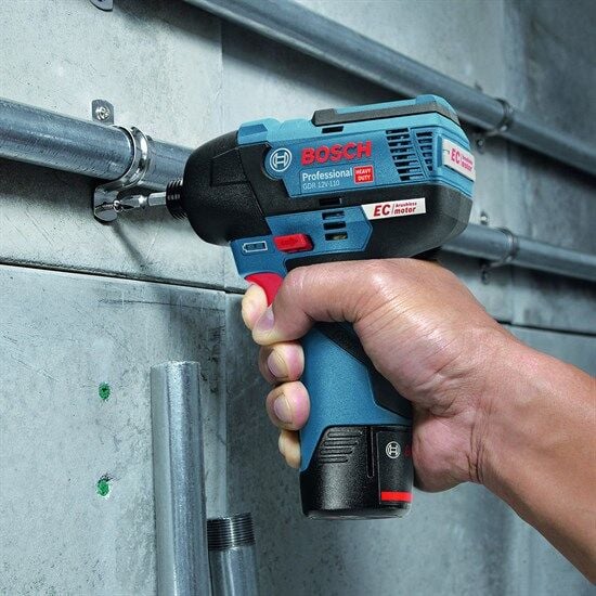 Bosch Professional GDR 12V-110 Kömürsüz Somun Sıkma (2X3.0Ah;L-Boxx) - 06019E0005
