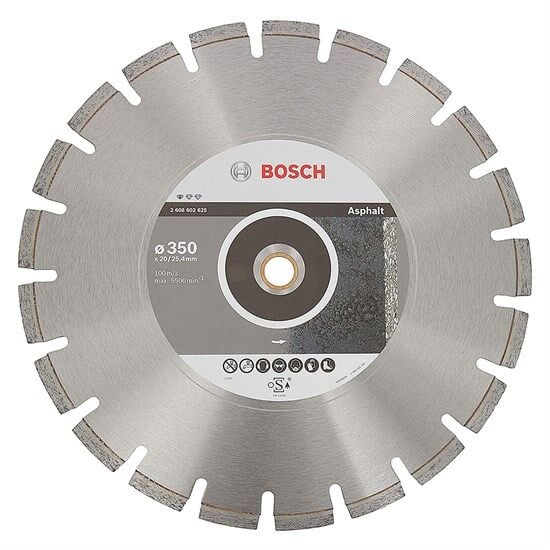 Bosch Elmas Kesme Disk Sfaspha Asfalt 350*25,40/®20Mm - 2608602625