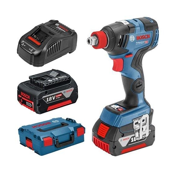 Bosch Professional GDX 18V-200 C 2X5.0Ah Çift Akülü Darbeli Somun Sıkma Makinesi - 06019G4201
