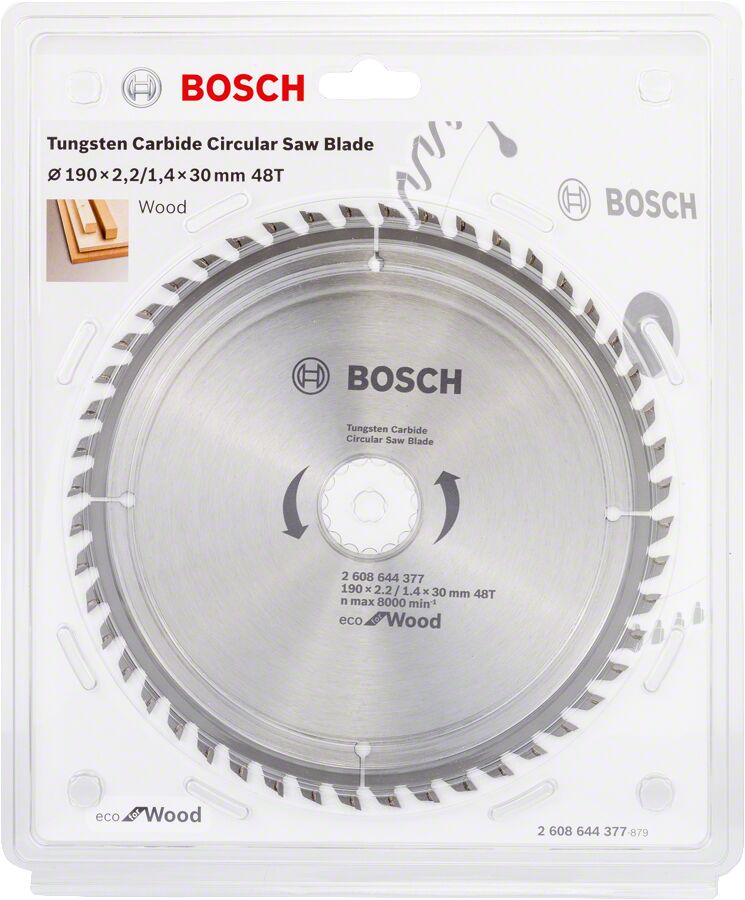BOSCH Optiline Testere Eco 190x30Mm 48 Diş (2 608 644 377)