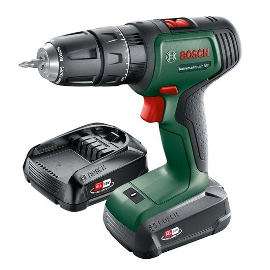 Bosch Universalımpact 18V Akülü Darbeli Matkap (1,5Ah, Çift Akü) SBX + 241 Aksesuar Setli - 06039D4103