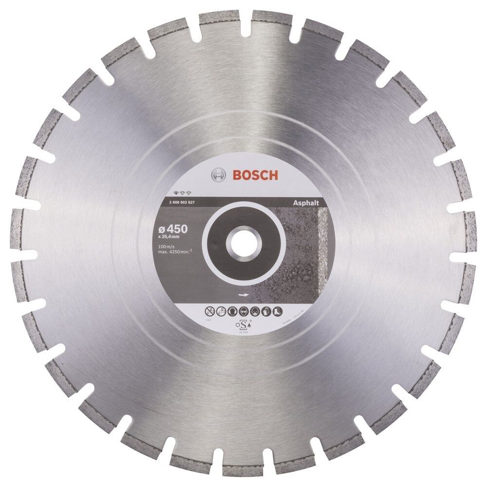 BOSCH Asfalt Kesme Disk 450x25,40Mm (2 608 602 627)