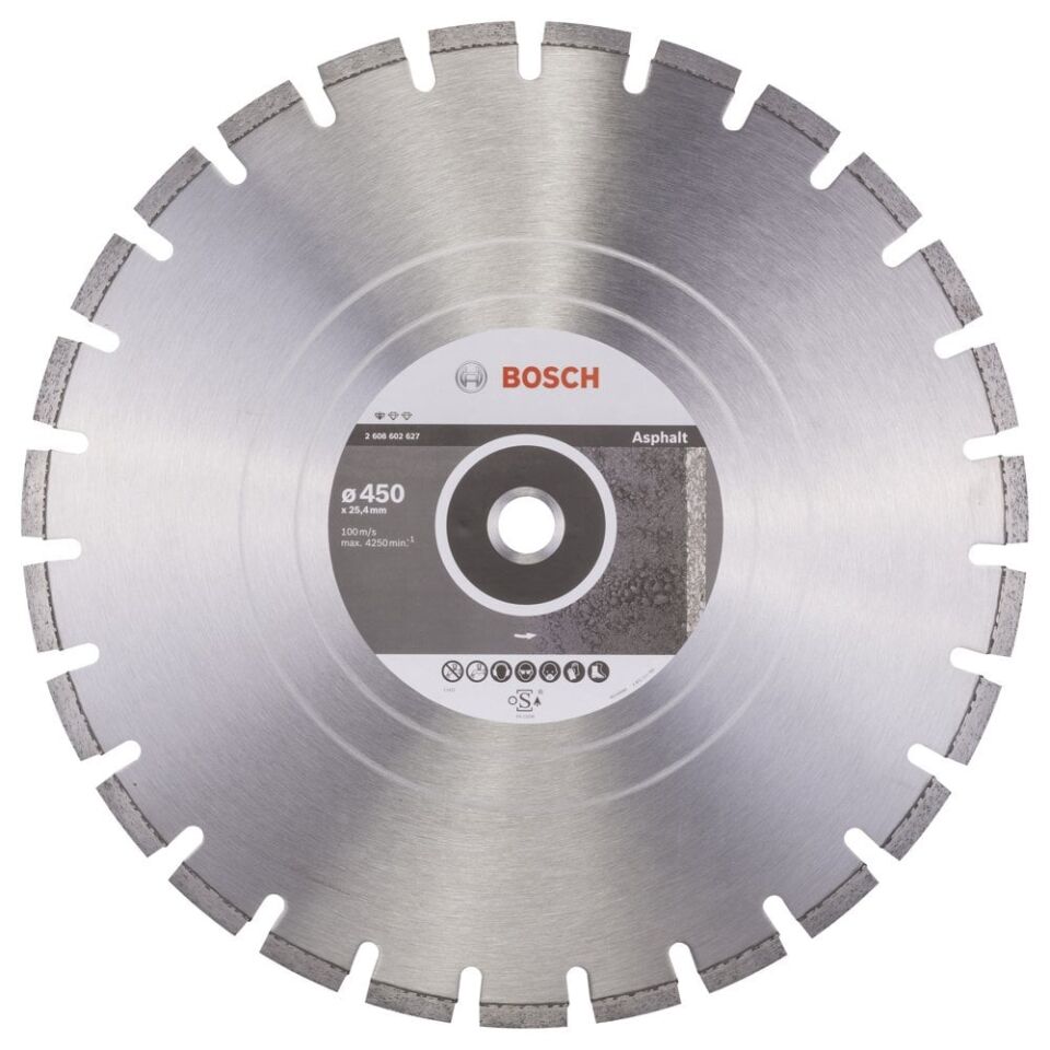 BOSCH Asfalt Kesme Disk 450x25,40Mm (2 608 602 627)