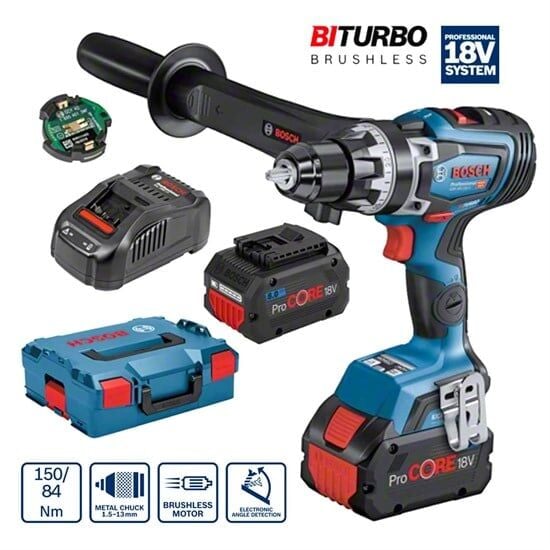 Bosch Professional GSR 18V-150 C Akülü Delme Vidalama 8Ah - 06019J5005