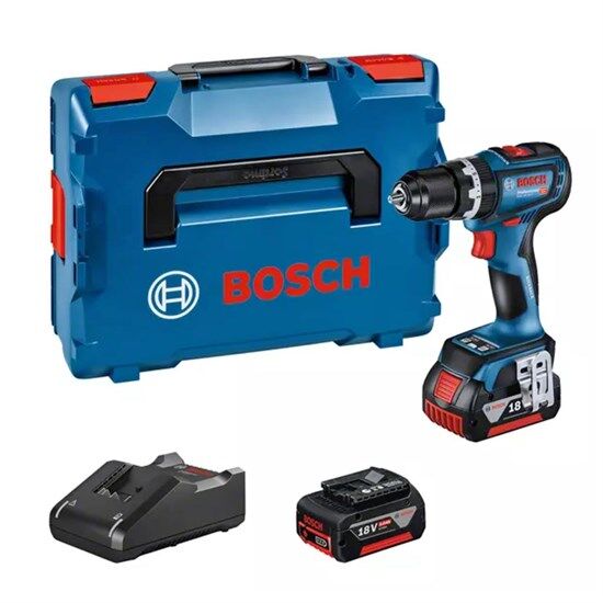 Bosch Professional GSB 18V-90 C  2*5Ah Akülü Darbeli Delme Vidalama - 06019K6106