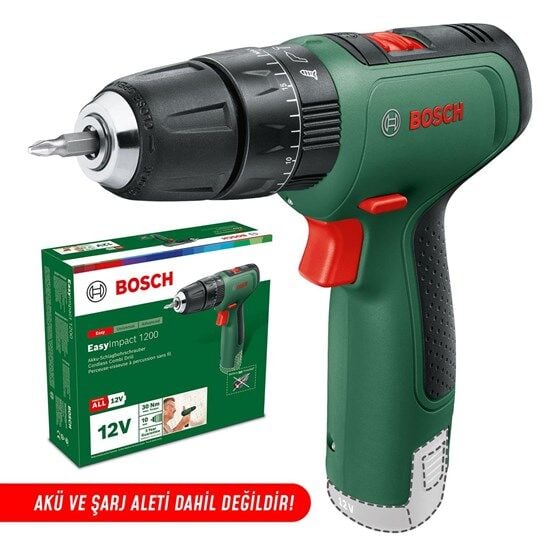 Bosch Akülü Darbeli Easyımpact 1200 Baretool Solo - 06039D3103