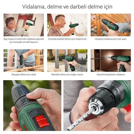 Bosch Akülü Darbeli Easyımpact 1200 Baretool Solo - 06039D3103