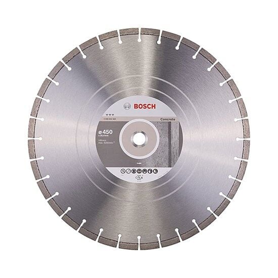 Bosch Elmas Kesme Disk Sfconcr Beton 450*25,40Mm - 2608602546