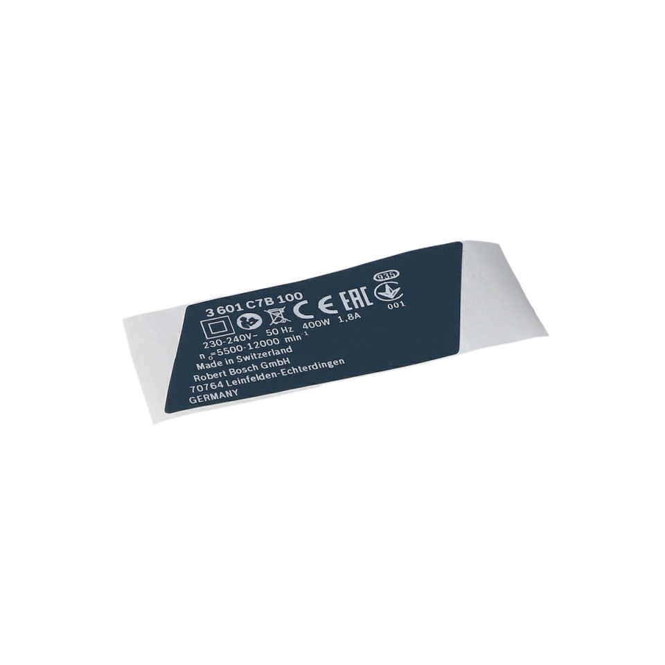 Tip Etiketi (Nameplate) (2601111613)