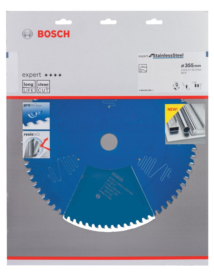 Bosch - Expert Serisi Paslanmaz Çelik için Daire Testere Bıçağı 355*25,4 mm 90 Diş