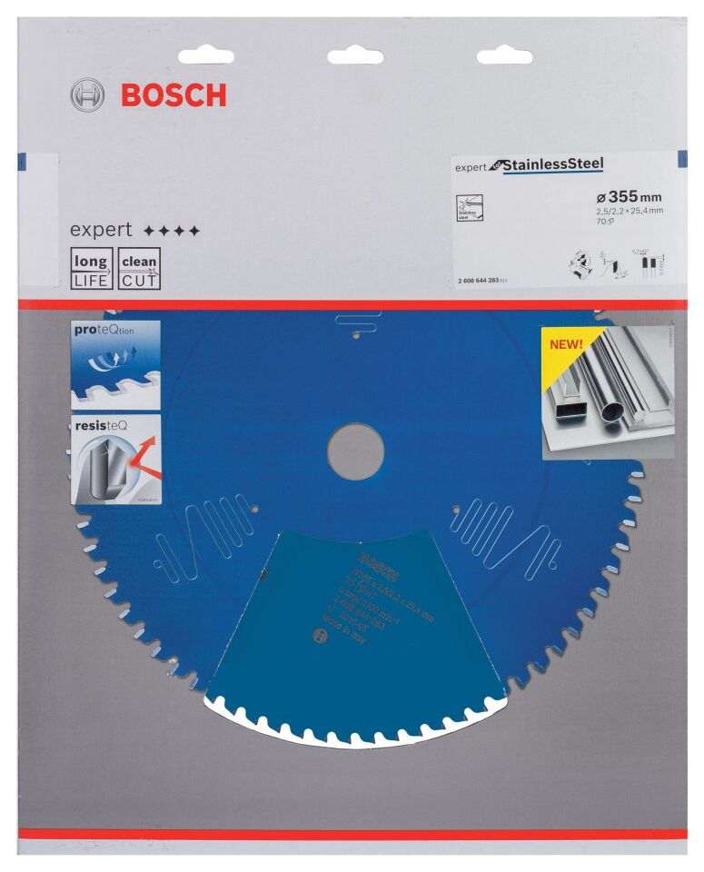 Bosch - Expert Serisi Paslanmaz Çelik için Daire Testere Bıçağı 355*25,4 mm 70 Diş