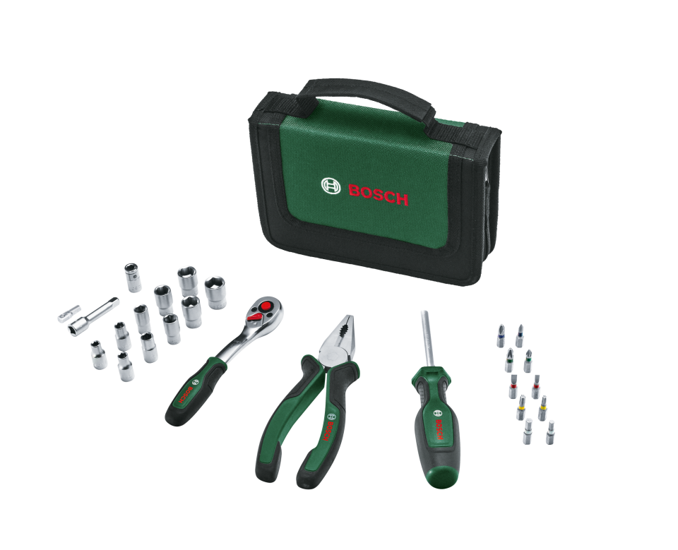 BOSCH 26 Parça Taşınabilir El Aleti Seti (1 600 A02 BY2)