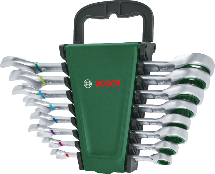 BOSCH 8 Parça Cırcırlı Kombine Anahtar Seti (1 600 A02 7PS)