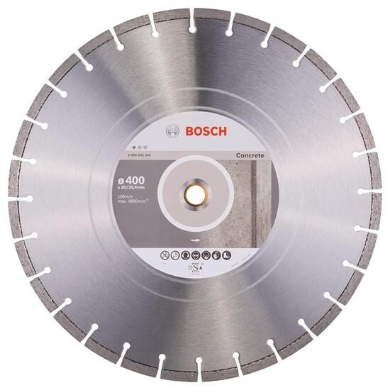 Bosch Elmas Beton Kesme Disk Sfconcr Beton 400*25,40/®20Mm - 2608602545