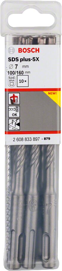 BOSCH Sds Plus Kırıcı Delici Ucu 7x160Mm (2 608 833 897)