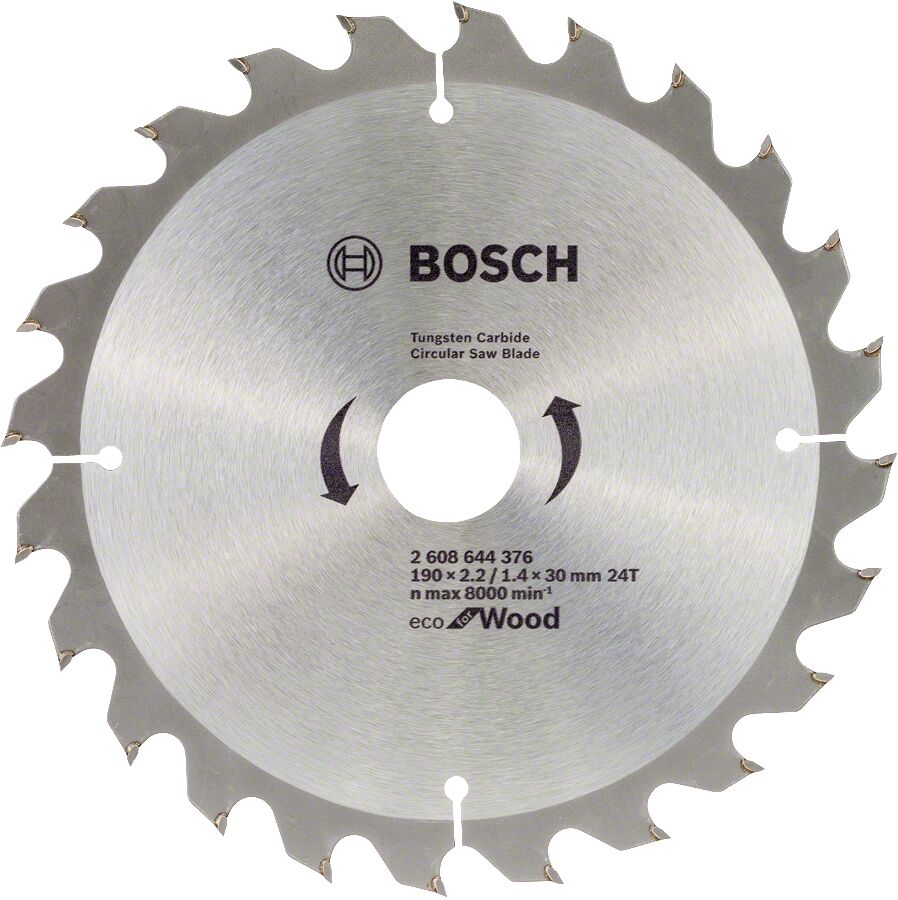 BOSCH ECOW Daire Testere 190x30Mm 24DE (2 608 644 376)