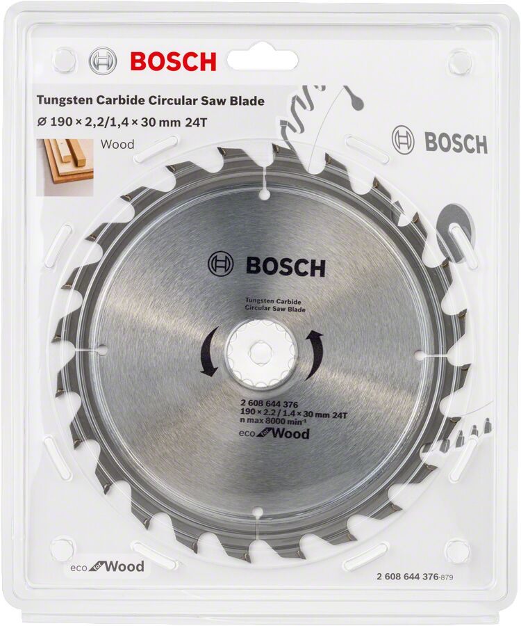 BOSCH ECOW Daire Testere 190x30Mm 24DE (2 608 644 376)