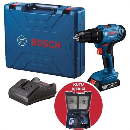 Bosch Professional GSB 183 Tek Akülü 2 Ah Darbeli Matkap Şarjlı  - 06019K9101