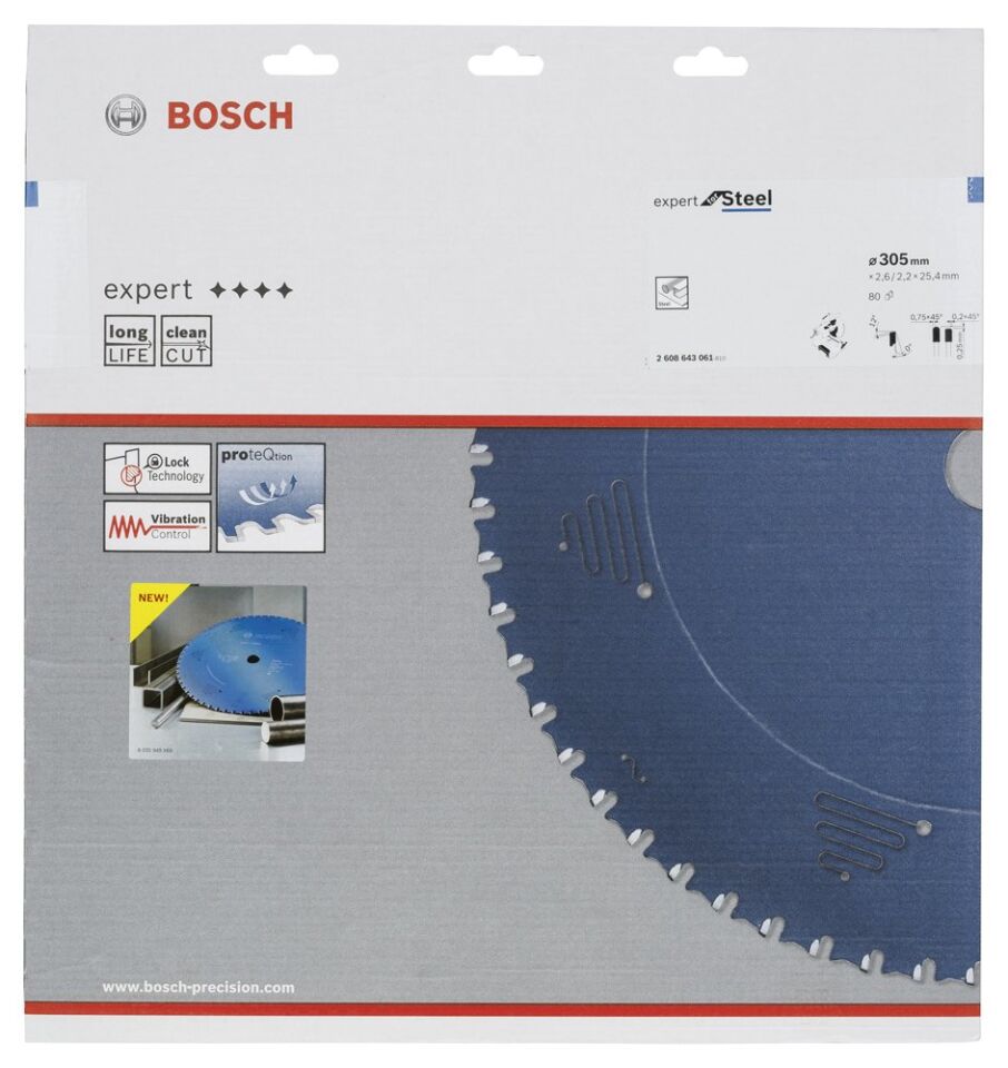 BOSCH Metal İçin Daire Testere 305x25,40Mm 80Diş (2 608 643 061)