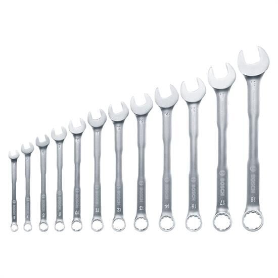 Bosch Açık Uçlu Kombine Anahtar Seti 12 Parça - 1600A02Z9D