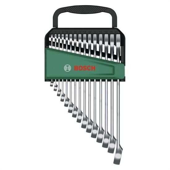 Bosch Açık Uçlu Kombine Anahtar Seti 15 Parça - 1600A02Z9E