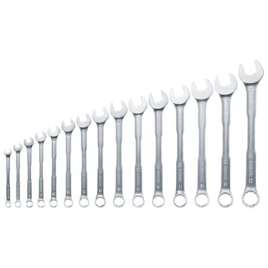 Bosch Açık Uçlu Kombine Anahtar Seti 15 Parça - 1600A02Z9E